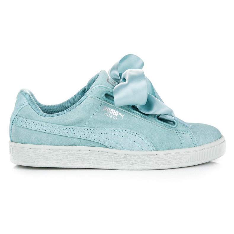 Puma Suede Heart Pebble WN`S azul Puma Suede Heart Pebble WN`S azul