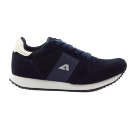 American Club Zapatillas deportivas de mujer American 17022 azul marino