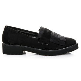 Bestelle Mocasines negros de mujer