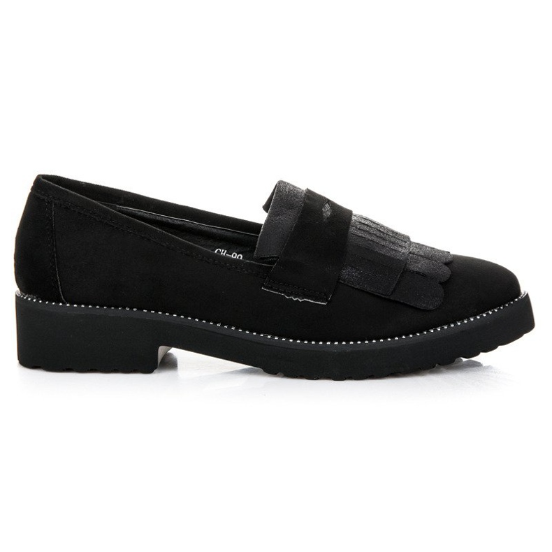 Bestelle Mocasines negros de mujer