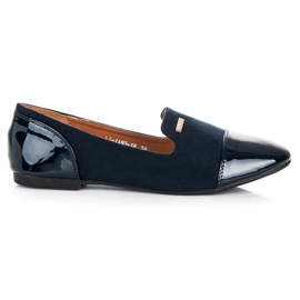 Best Shoes Señores lacados azul