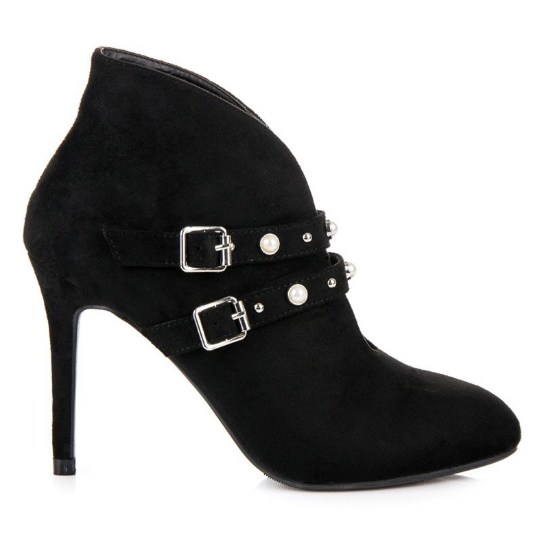 Cm Paris Botines negros con hebillas Cm Paris Botines negros con hebillas