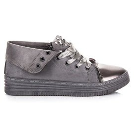 Sport Zapatillas de ante con estilo gris