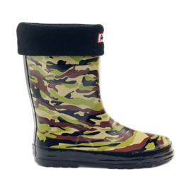 American Club Calcetín galoshes + inserto camo americano verde marrón negro