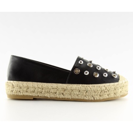 Alpargatas negras 7680 negro