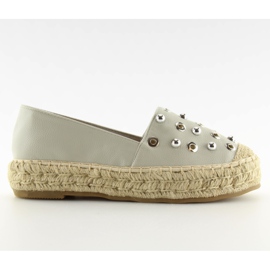 Alpargatas grises para mujer 7680 Gris