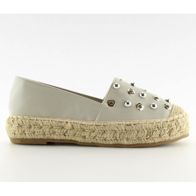 Alpargatas grises para mujer 7680 Gris