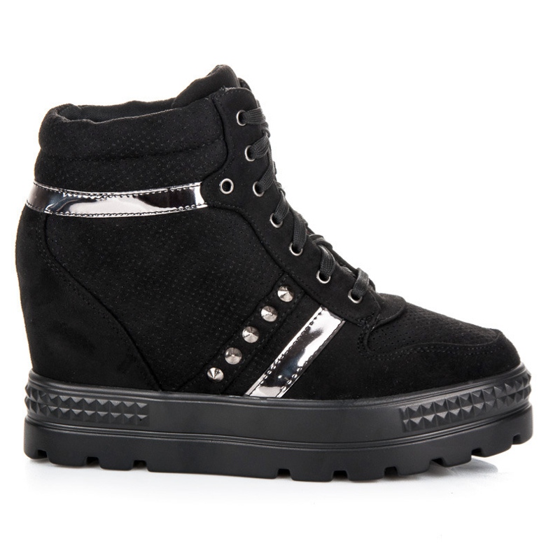 Bestelle Deportivas plataforma negro
