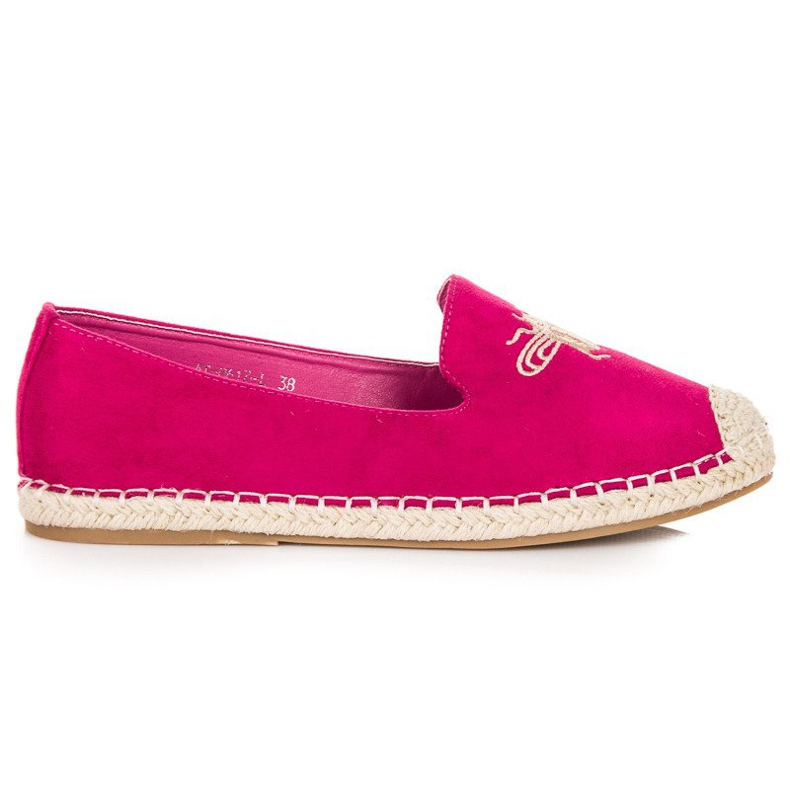 Bestelle Alpargatas sin cordones rosado