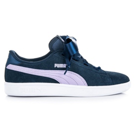 Puma smash v2 cinta jr azul