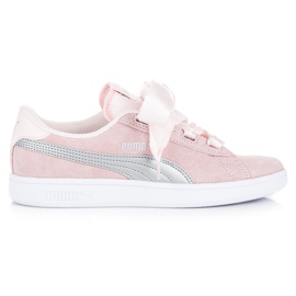 Puma smash v2 cinta jr rosado