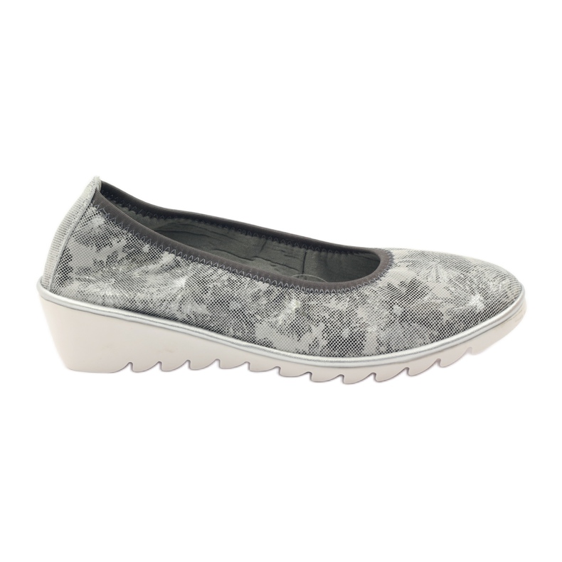 Zapatos de piel para mujer mocasines Filippo 046 gris
