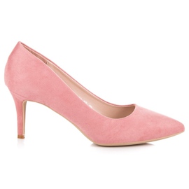 Milaya Bombas de mujer con tacones altos. rosado