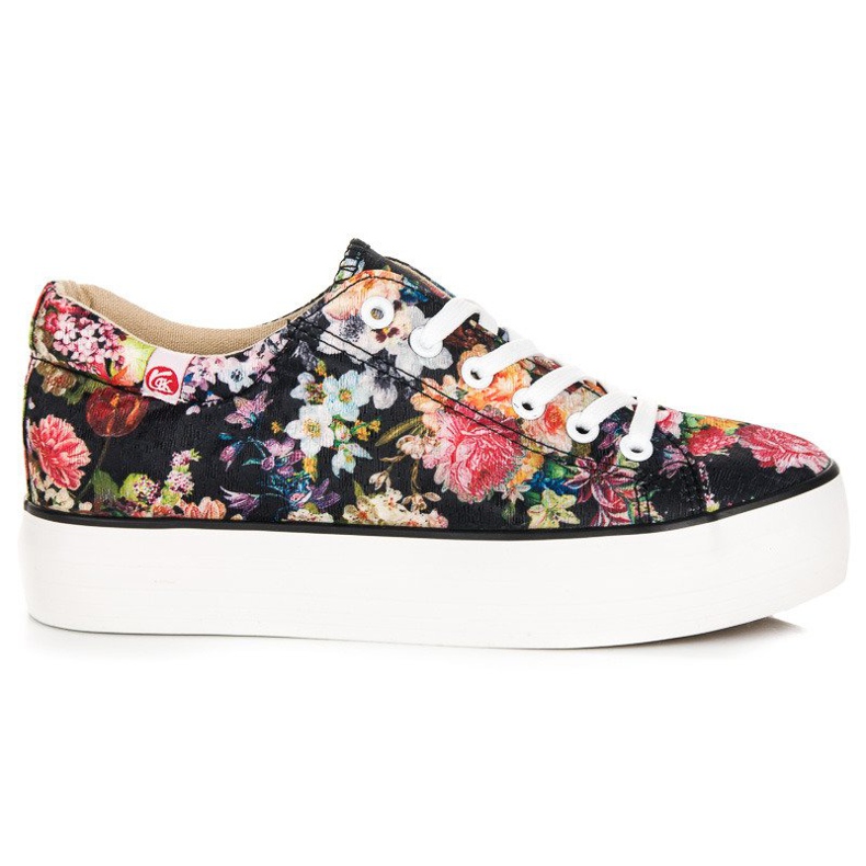 Yes Mile Deportivas Atadas Con Flores multicolor Yes Mile Deportivas Atadas Con Flores multicolor