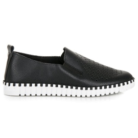 Seastar Zapatillas sin cordones caladas negro