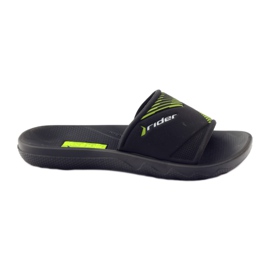 Pantuflas de ocio para niño Rider negro verde