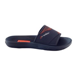 Zapatillas de piscina de ocio Rider 82359 naranja azul marino