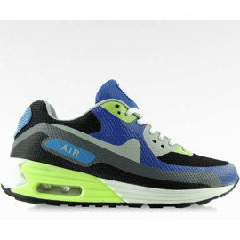 Zapatillas deportivas Air B306M azul-gris negro verde