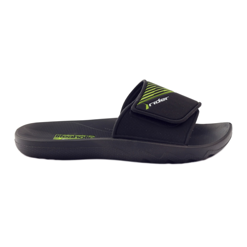 Zapatillas de piscina de ocio Rider 82326 negro verde Zapatillas de piscina de ocio Rider 82326 negro verde