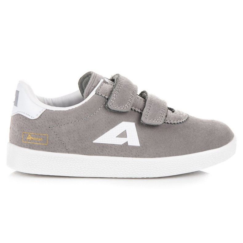 American Club Suede Velvet American Sneakers gris