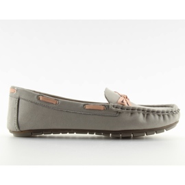 Gris Mocasines mujer clasicos 3145 Gris