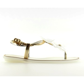 Sandalias meliski blanco KG19P blanco jalea