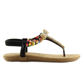 Sandalias negras D567 negro