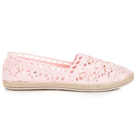 Seastar Alpargatas de encaje rosas rosado