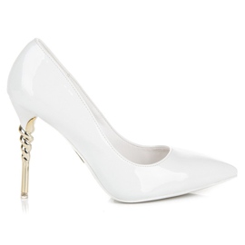 Seastar Stilettos con tacón decorativo blanco