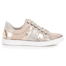 Kylie Zapatillas de moda atadas marrón