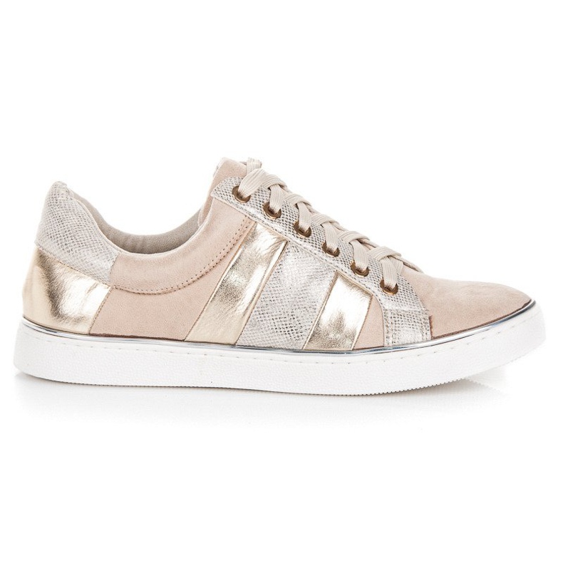 Kylie Zapatillas de moda atadas marrón