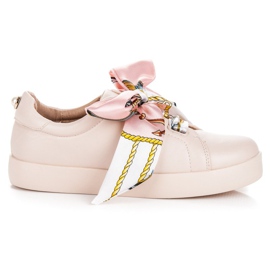 Zapatillas Atadas con cinta VICES rosa
