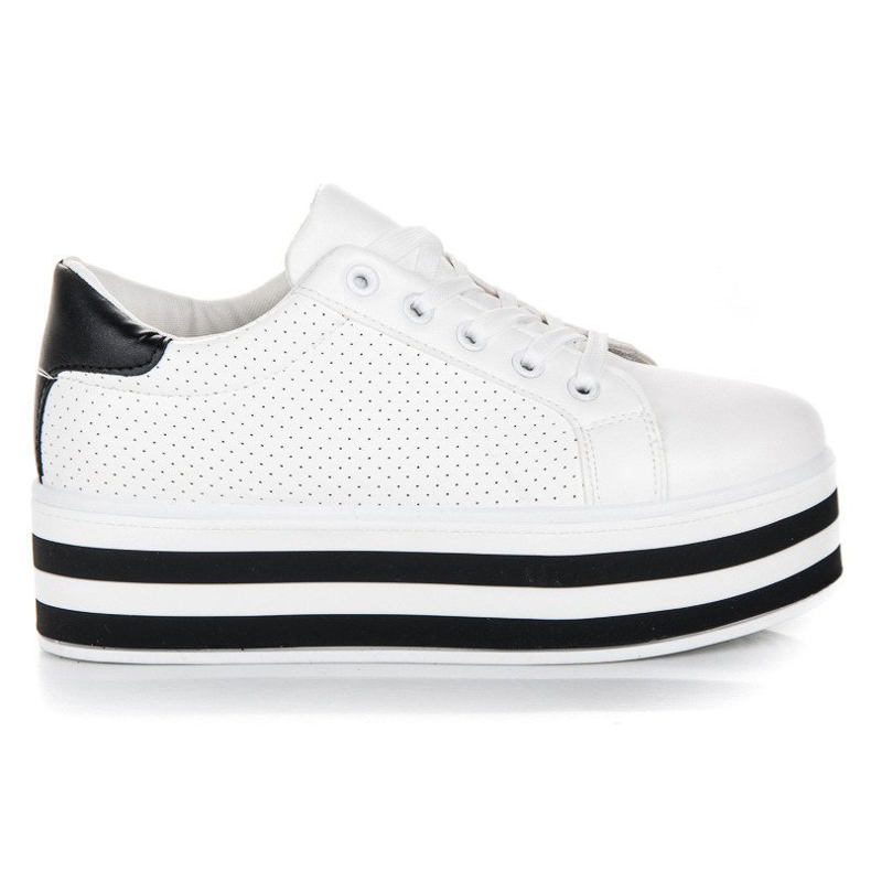 Seastar Zapatillas con cordones en la plataforma. blanco Seastar Zapatillas con cordones en la plataforma. blanco