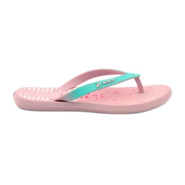 Chanclas para niños Rider 82365 rosa verde
