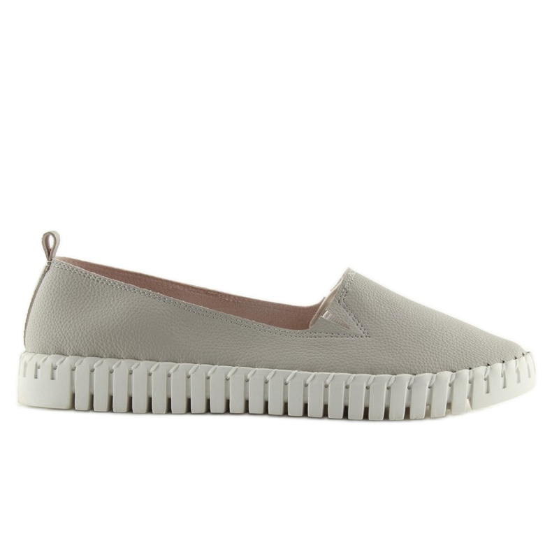 Gris 4163 Zapatillas slip-on grises súper cómodas