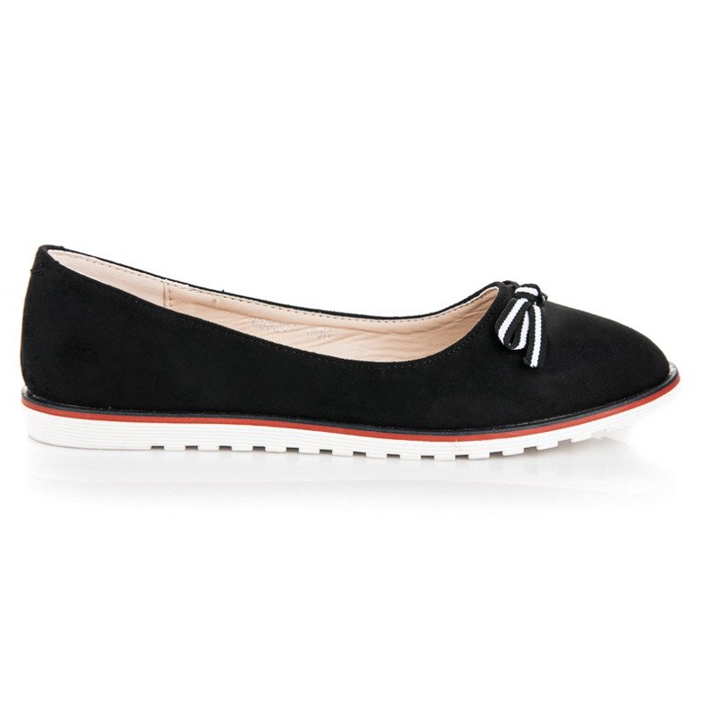 Bailarinas de ante negro Bailarinas de ante negro