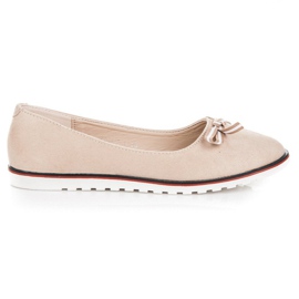 Bailarinas de ante beige