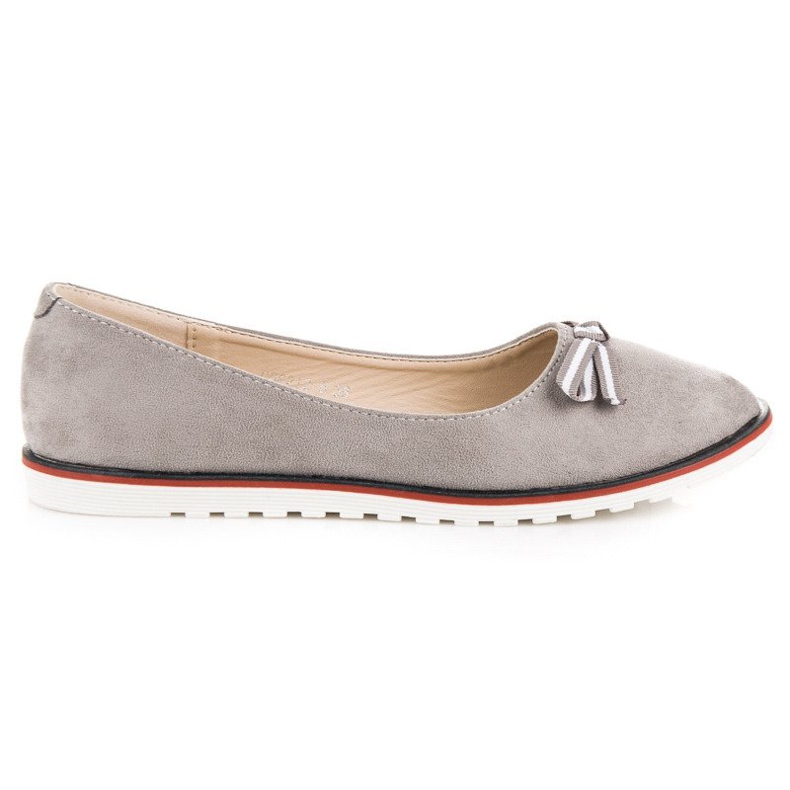 Bailarinas de ante gris Bailarinas de ante gris