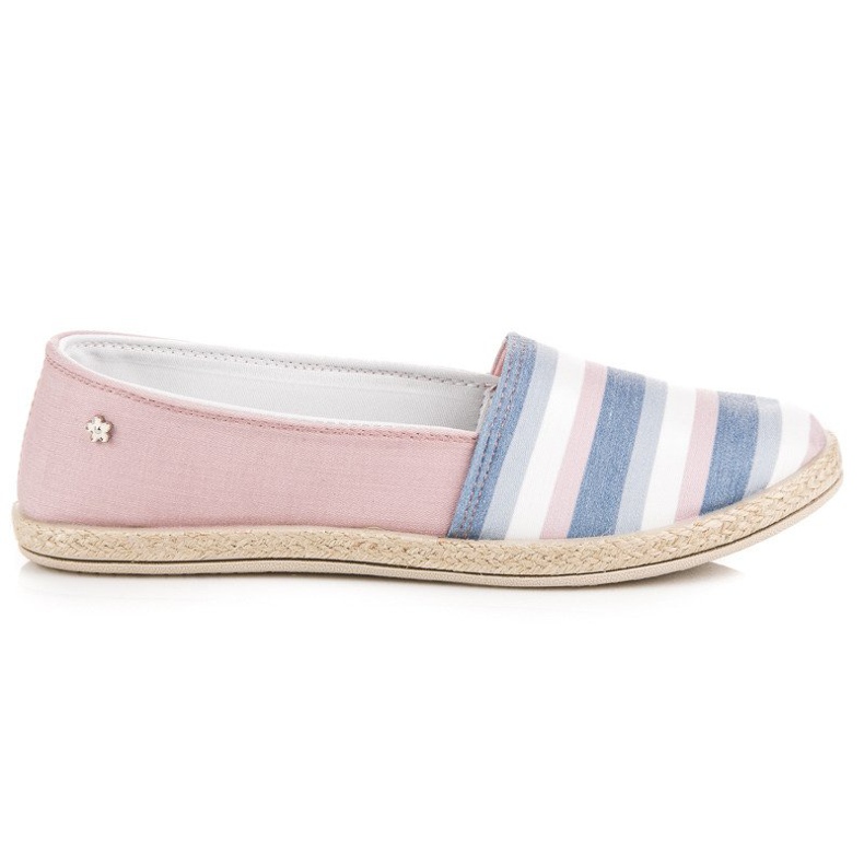 Alpargatas slip on vices rosado