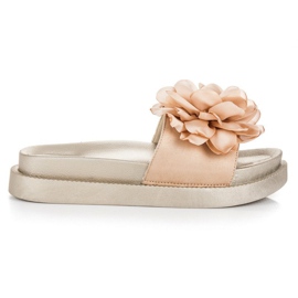 Seastar Zapatillas casa flores mujer amarillo