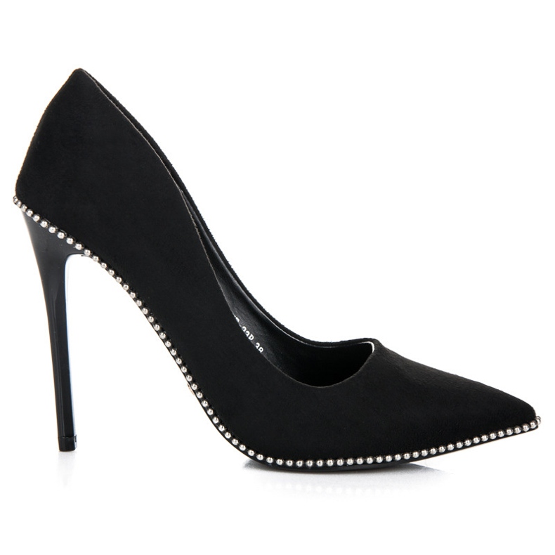 Seastar Tacones negros de moda Seastar Tacones negros de moda