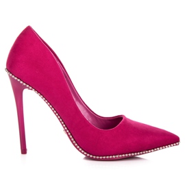 Seastar Tacones fucsias de moda rosa