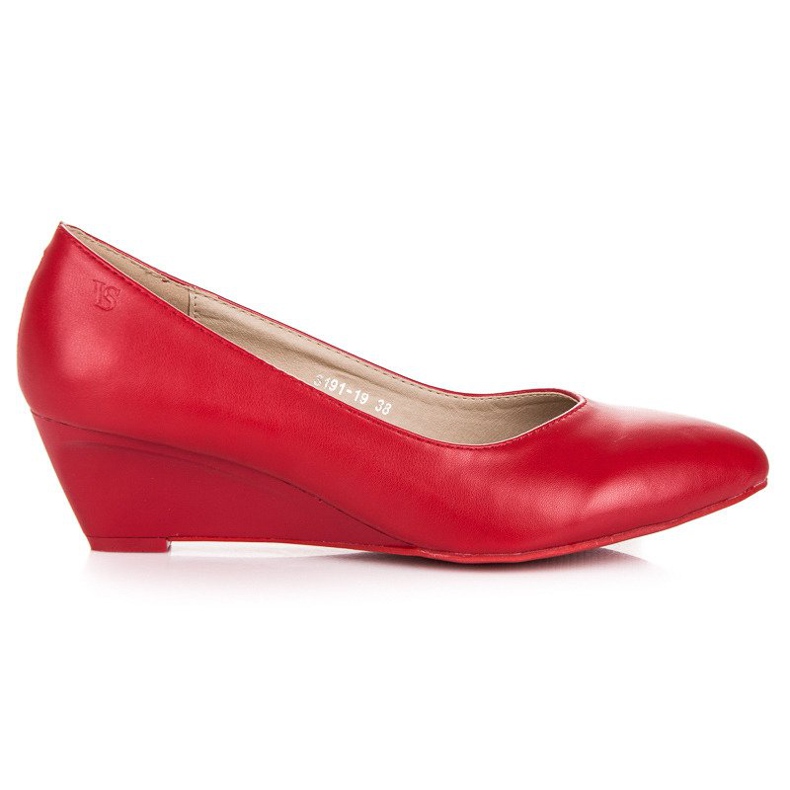 Vices Bombas de cuña mordazas rojo