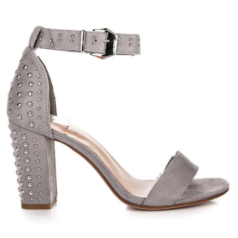 Seastar Sandalias de gamuza en un post gris