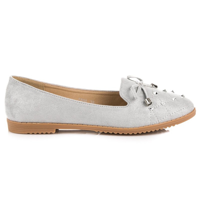 Coura Mocasines de ante gris