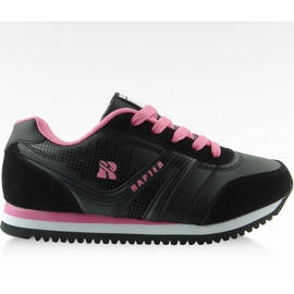 Zapatillas de estilo B686 en negro y rosa