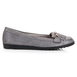 Mocasines grises de mujer Mocasines grises de mujer