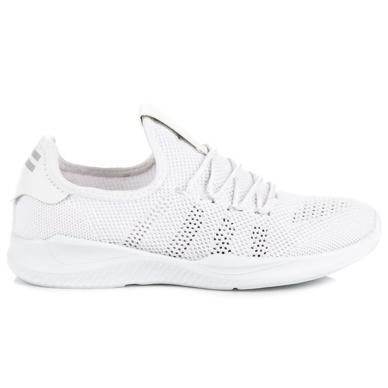 Deportivas blancas sin cordones blanco