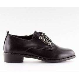 Mocasines negros para mujer C-7160 negro