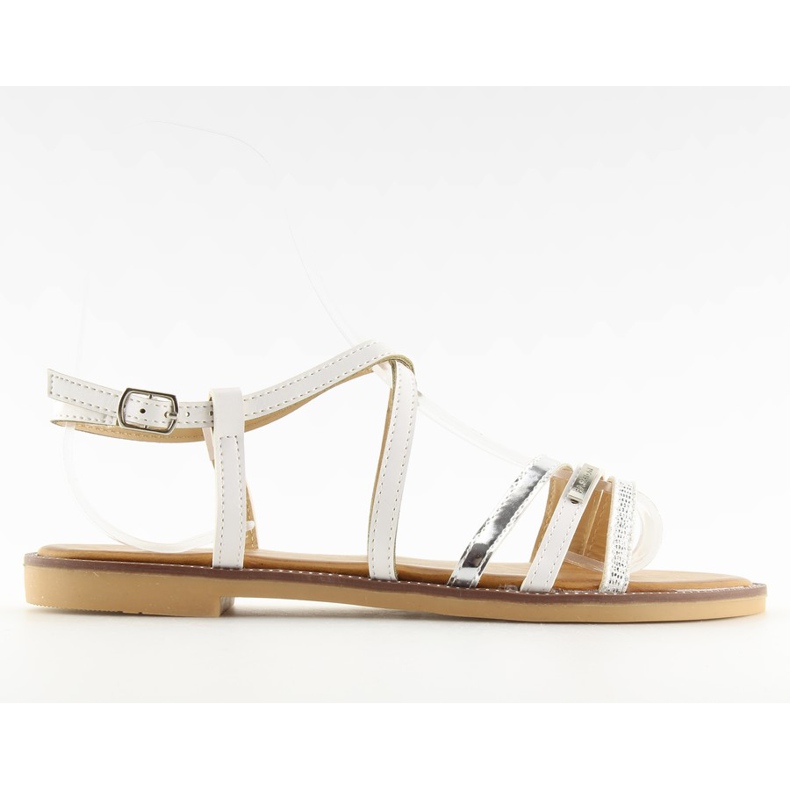 Sandalias blancas para mujer S57 Blanco Sandalias blancas para mujer S57 Blanco